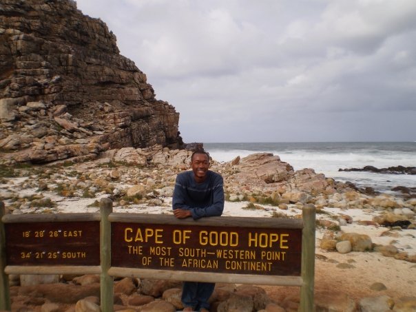 Me at the Cape of Good Hope, South Africa