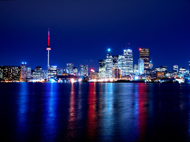 Toronto, Canada Skyline at Night