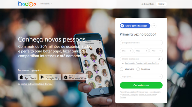 Badoo online dating app