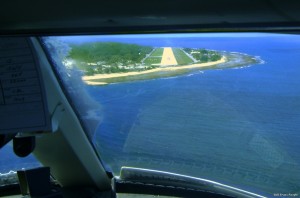 Landing into Nauru