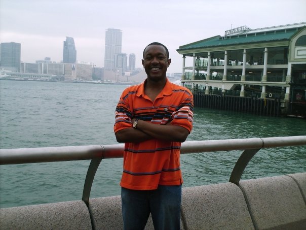 Me at the Hong Kong Harbour