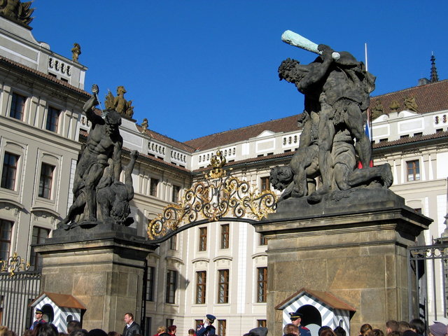 Prague Castle Gate 