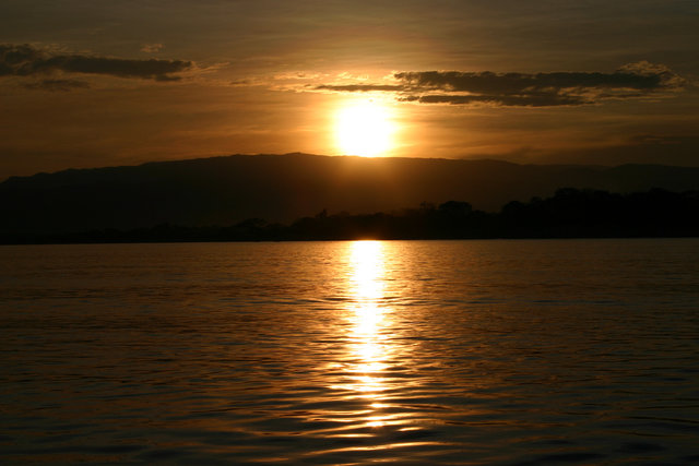 Sunset over Lake Malawi 